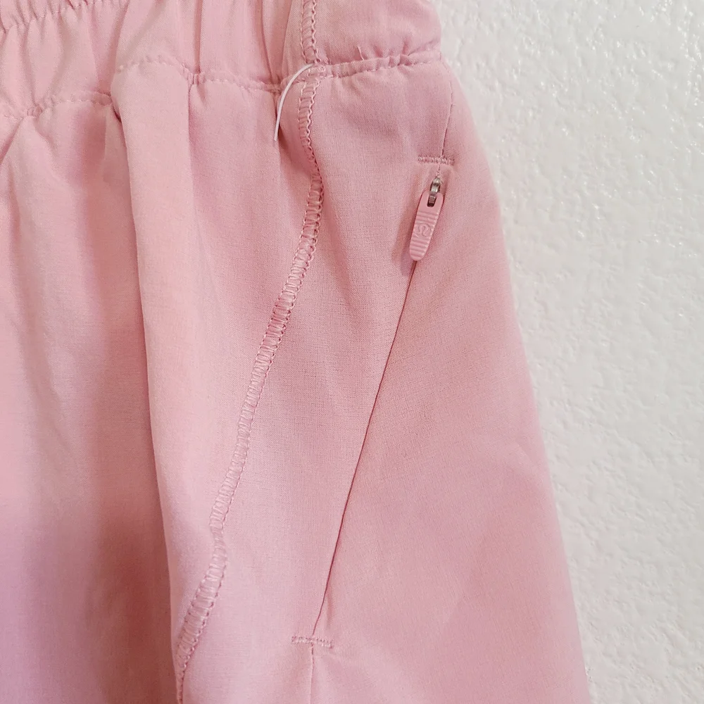 Lululemon Pink Track That Mid-Rise Lined Short 5" - Picture 4 of 10